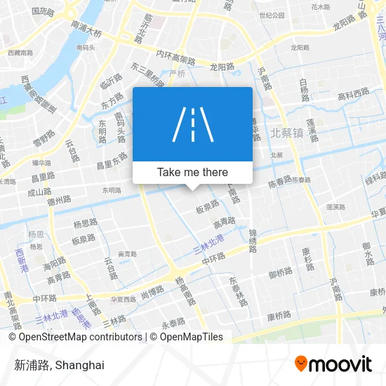 新浦路 map