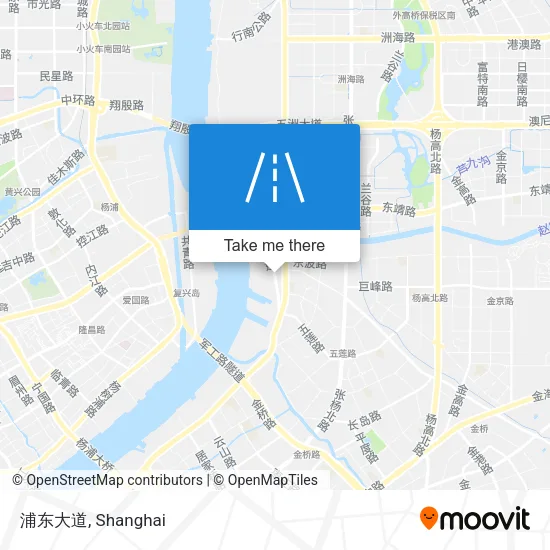 浦东大道 map