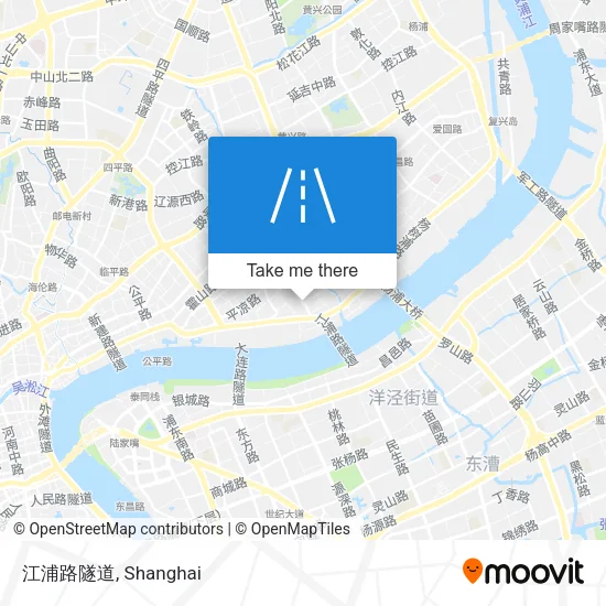 江浦路隧道 map