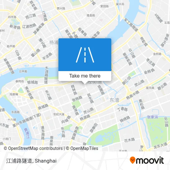 江浦路隧道 map