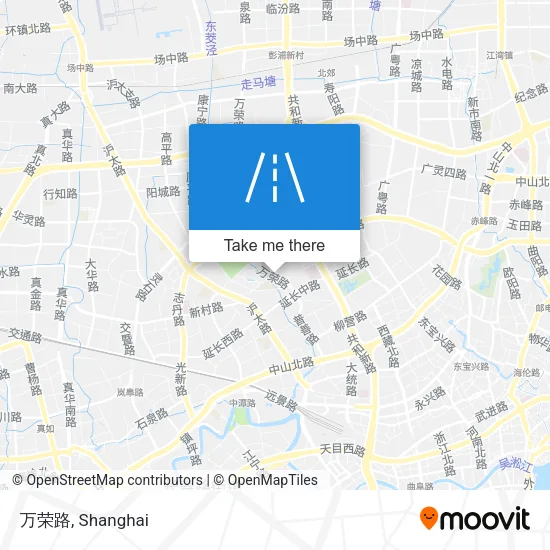 万荣路 map
