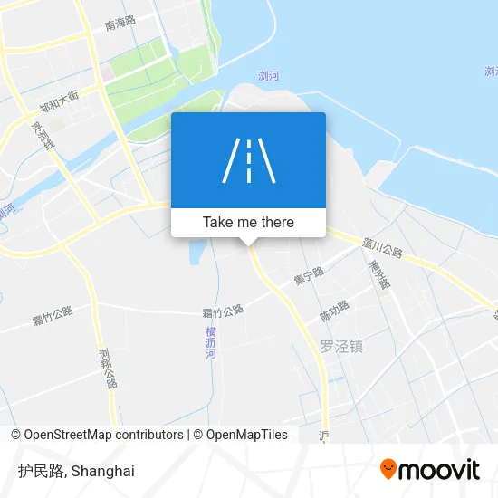 护民路 map