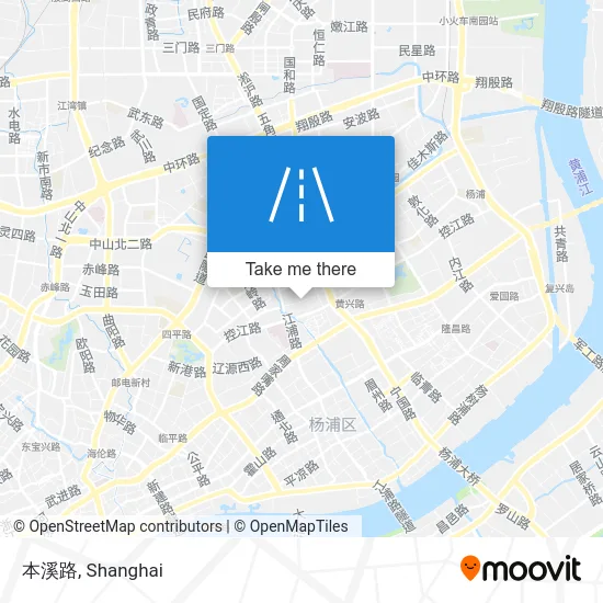 本溪路 map