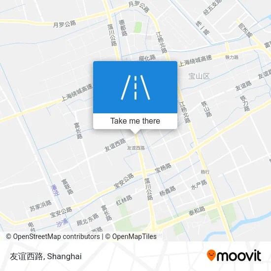 友谊西路 map