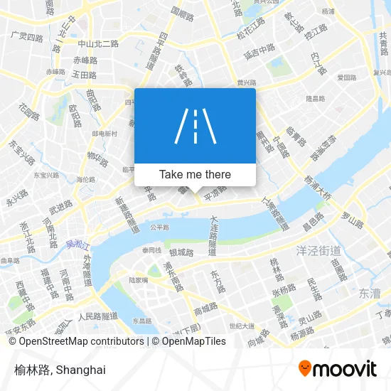 榆林路 map