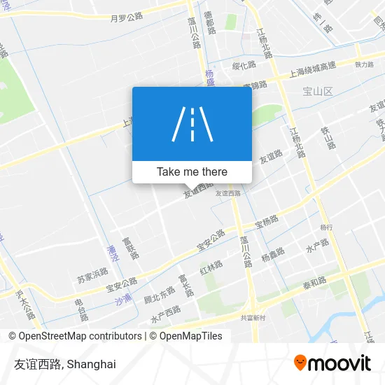 友谊西路 map