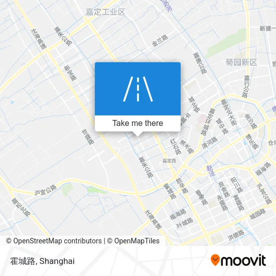 霍城路 map