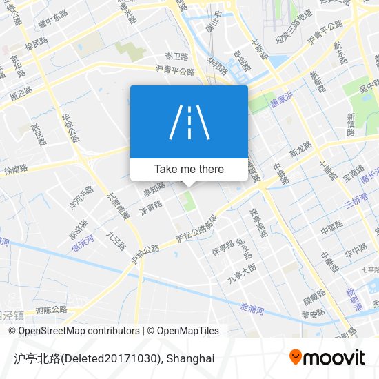 沪亭北路(Deleted20171030) map