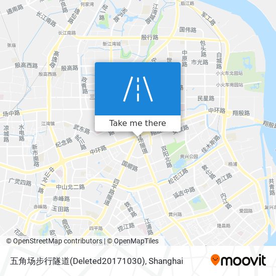 五角场步行隧道(Deleted20171030) map