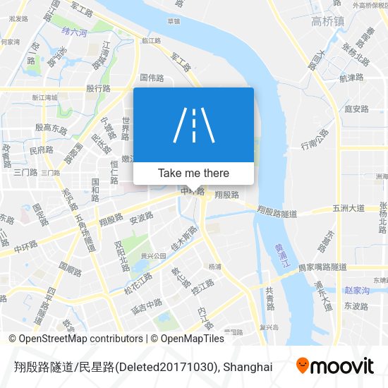 翔殷路隧道/民星路(Deleted20171030) map