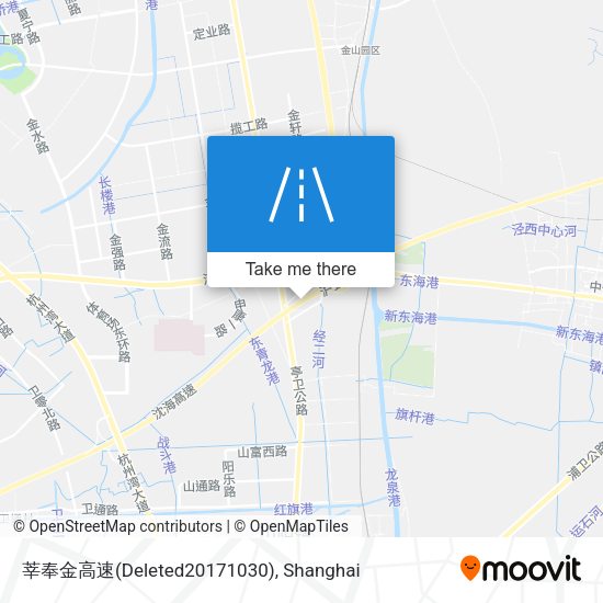 莘奉金高速(Deleted20171030) map