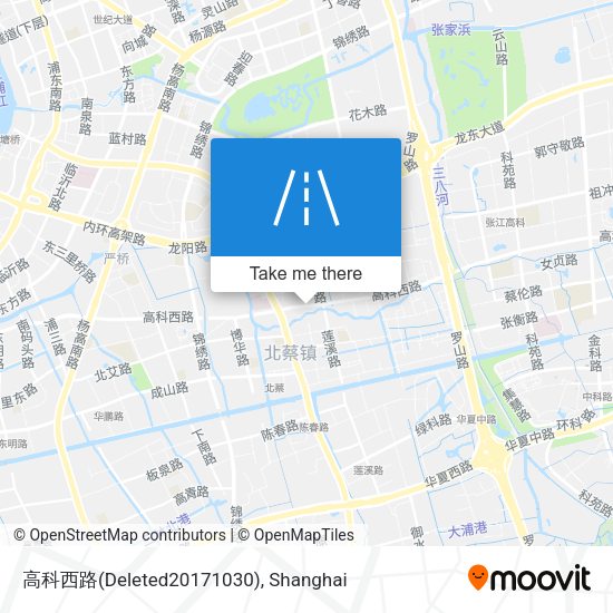 高科西路(Deleted20171030) map