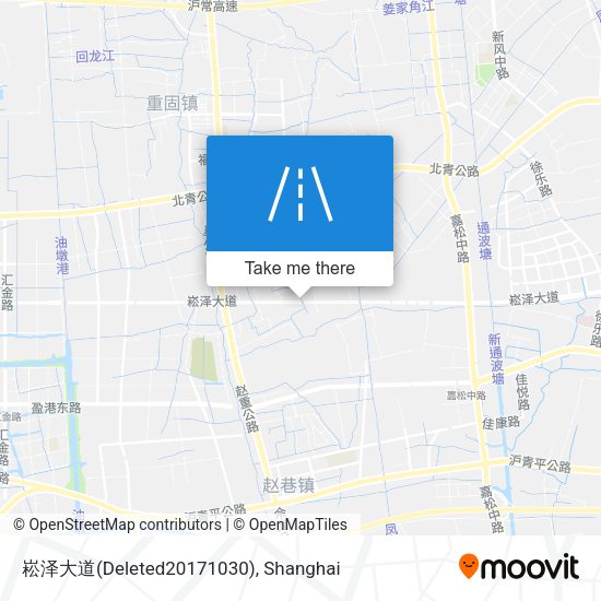 崧泽大道(Deleted20171030) map