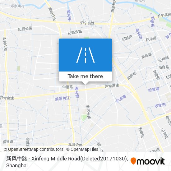 新风中路 - Xinfeng Middle Road(Deleted20171030) map