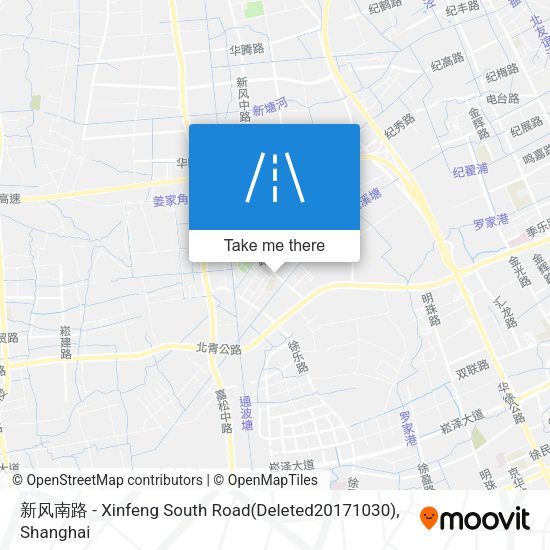新风南路 - Xinfeng South Road(Deleted20171030) map