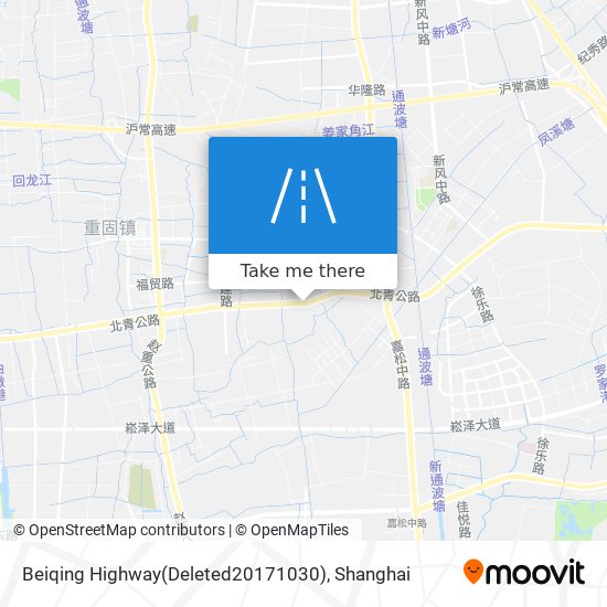 Beiqing Highway(Deleted20171030) map