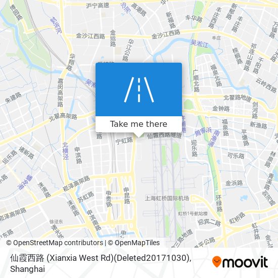 仙霞西路 (Xianxia West Rd)(Deleted20171030) map