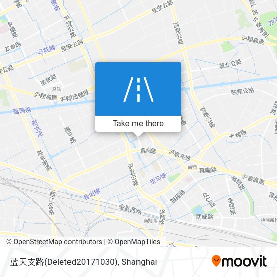 蓝天支路(Deleted20171030) map