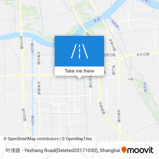 叶张路 - Yezhang Road(Deleted20171030) map