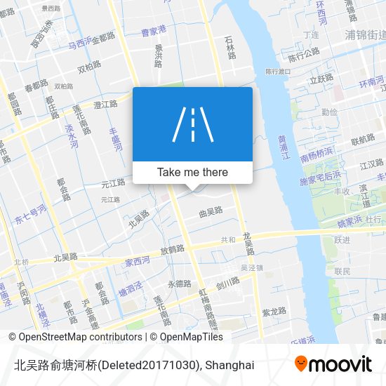 北吴路俞塘河桥(Deleted20171030) map