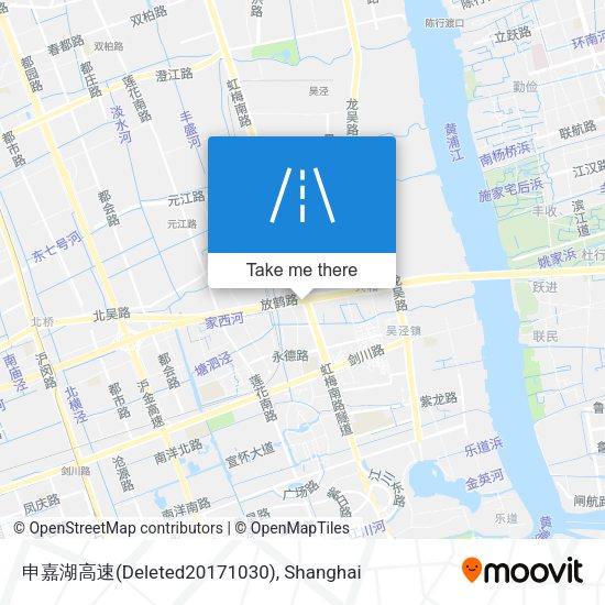 申嘉湖高速(Deleted20171030) map