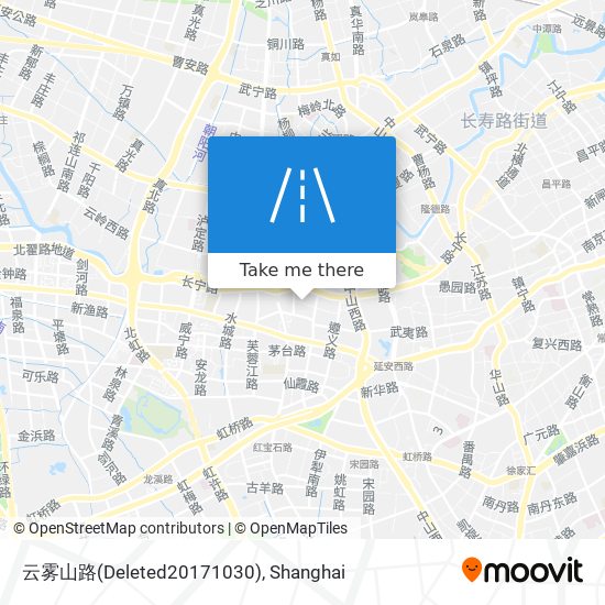 云雾山路(Deleted20171030) map