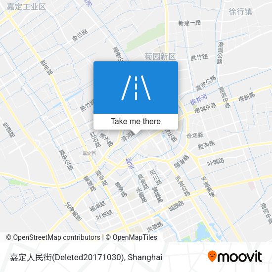 嘉定人民街(Deleted20171030) map