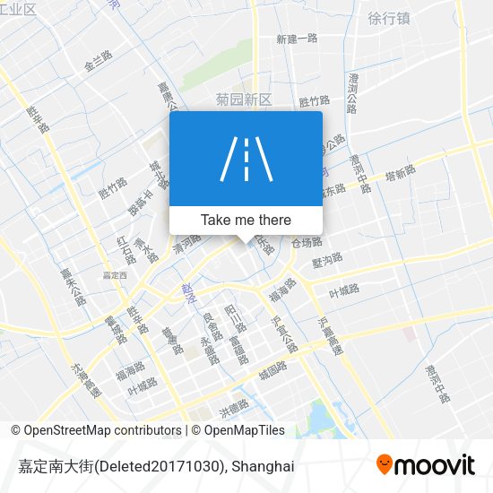 嘉定南大街(Deleted20171030) map