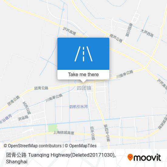 团青公路 Tuanqing Highway(Deleted20171030) map
