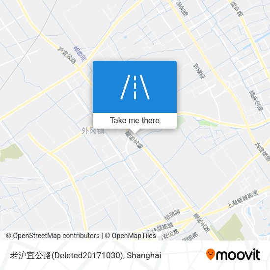 老沪宜公路(Deleted20171030) map