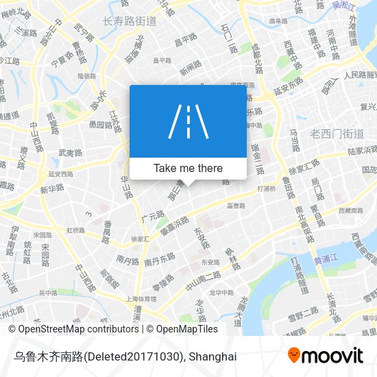 乌鲁木齐南路(Deleted20171030) map