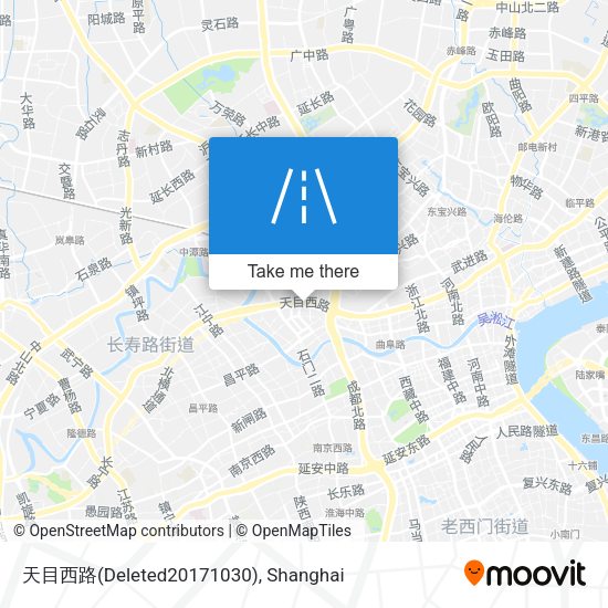 天目西路(Deleted20171030) map