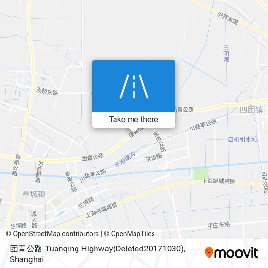 团青公路 Tuanqing Highway(Deleted20171030) map
