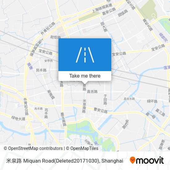 米泉路 Miquan Road(Deleted20171030) map