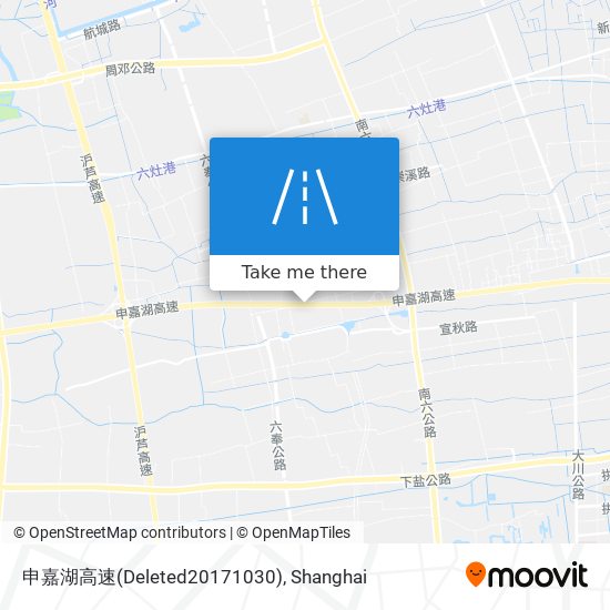 申嘉湖高速(Deleted20171030) map