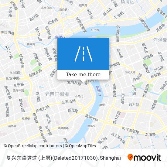 复兴东路隧道 (上层)(Deleted20171030) map