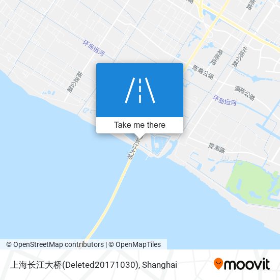 上海长江大桥 map