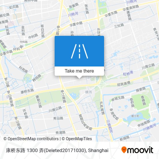 康桥东路 1300 弄(Deleted20171030) map