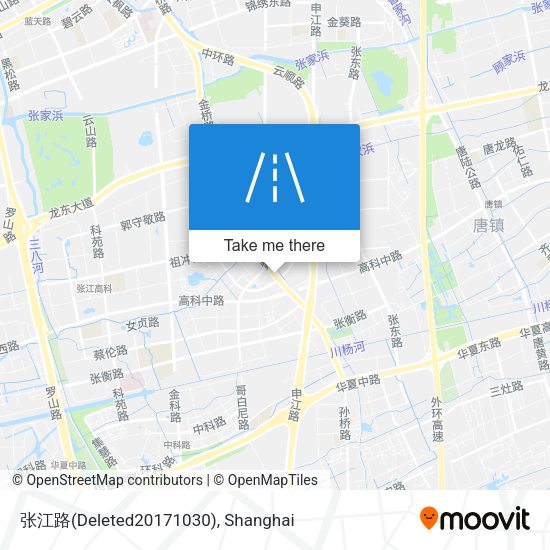 张江路(Deleted20171030) map