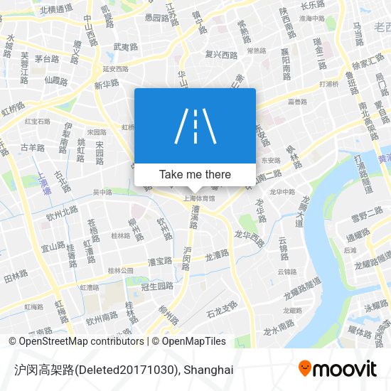 沪闵高架路(Deleted20171030) map