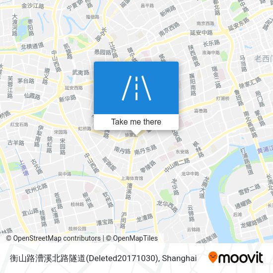 衡山路漕溪北路隧道(Deleted20171030) map