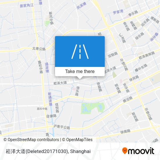 崧泽大道(Deleted20171030) map