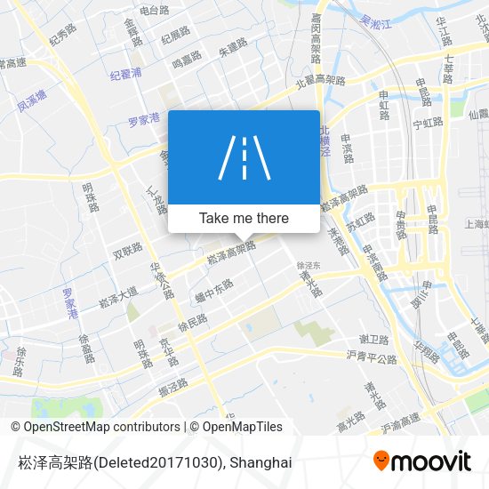崧泽高架路(Deleted20171030) map