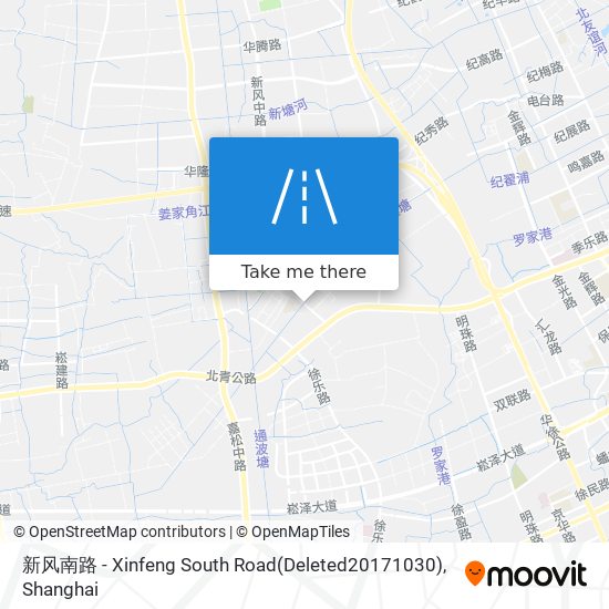 新风南路 - Xinfeng South Road(Deleted20171030) map