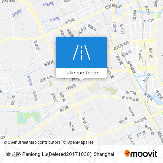 蟠龙路 Panlong Lu(Deleted20171030) map