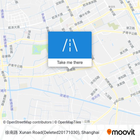 徐南路 Xunan Road(Deleted20171030) map
