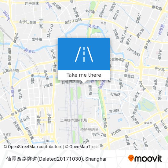 仙霞西路隧道(Deleted20171030) map