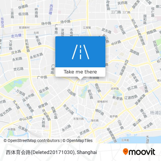 西体育会路(Deleted20171030) map