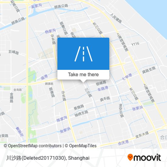川沙路(Deleted20171030) map