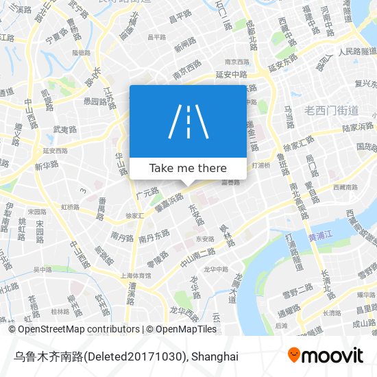 乌鲁木齐南路(Deleted20171030) map
